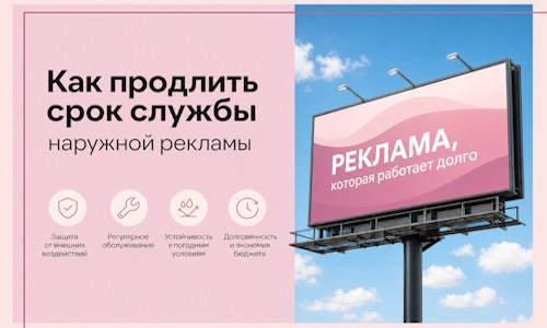Как продлить срок службы наружной рекламы в Кимовске