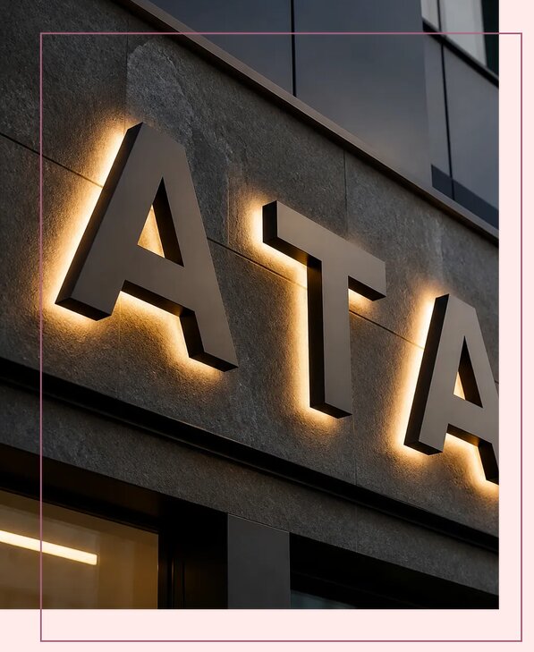 Буквы с боковым свечением в Кимовске по цене от 8762 р. | Аванза-Кмв