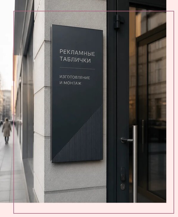 Рекламные таблички в Кимовске по цене от 4639 р. | Аванза-Кмв